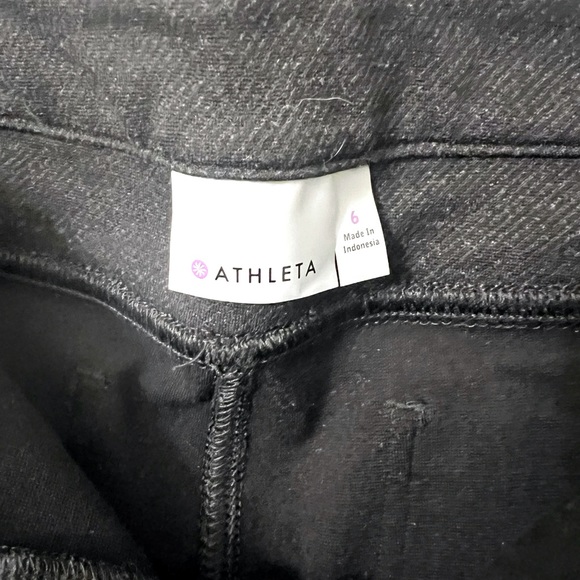 ATHLETA WOMENS STRETCHY SIZE 6 PANTS ZIPPERED POCKETS IN FRONT GREAT CONDITION - Picture 6 of 7